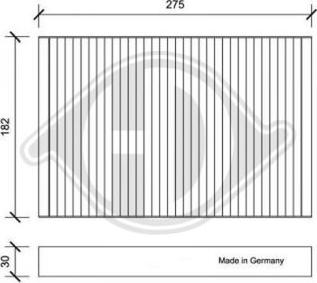 Diederichs DCI0168 - Filtrs, Salona telpas gaiss autospares.lv