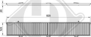 Diederichs DCI0127 - Filtrs, Salona telpas gaiss www.autospares.lv