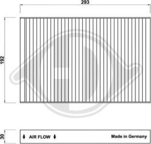 Diederichs DCI0170 - Filtrs, Salona telpas gaiss autospares.lv