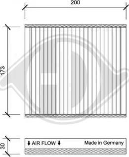 Diederichs DCI0177 - Filter, interior air www.autospares.lv