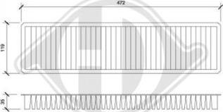 Diederichs DCI0804 - Filtrs, Salona telpas gaiss autospares.lv