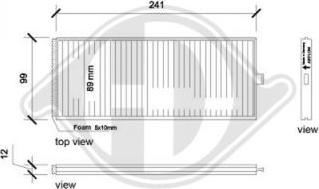 Diederichs DCI0217S - Filter, interior air www.autospares.lv