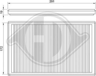 Diederichs DCI1017 - Filtrs, Salona telpas gaiss www.autospares.lv