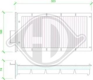 Diederichs DCI1114 - Filtrs, Salona telpas gaiss autospares.lv