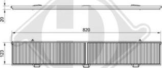 Diederichs DCI1127 - Filtrs, Salona telpas gaiss autospares.lv