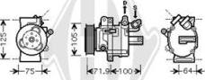 Diederichs DCK1448 - Kompresors, Gaisa kond. sistēma autospares.lv