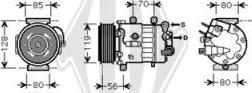 Diederichs DCK1452 - Kompresors, Gaisa kond. sistēma www.autospares.lv