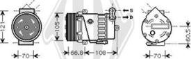 Diederichs DCK1403 - Kompresors, Gaisa kond. sistēma www.autospares.lv