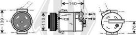 Diederichs DCK1416 - Kompresors, Gaisa kond. sistēma www.autospares.lv