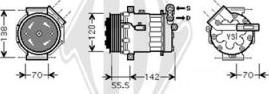 Diederichs DCK1412 - Kompresors, Gaisa kond. sistēma www.autospares.lv