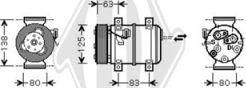 Diederichs DCK1591 - Compressor, air conditioning www.autospares.lv