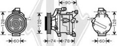 Diederichs DCK1537 - Kompresors, Gaisa kond. sistēma www.autospares.lv