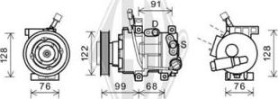 Diederichs DCK1653 - Kompresors, Gaisa kond. sistēma www.autospares.lv