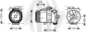 Diederichs DCK1603 - Kompresors, Gaisa kond. sistēma www.autospares.lv