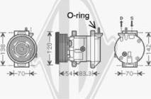 Diederichs DCK1614 - Kompresors, Gaisa kond. sistēma www.autospares.lv