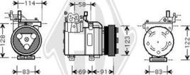 Diederichs DCK1630 - Kompresors, Gaisa kond. sistēma www.autospares.lv