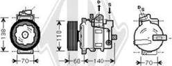 Diederichs DCK1052 - Kompresors, Gaisa kond. sistēma autospares.lv