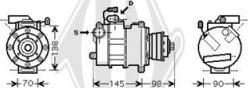 Diederichs DCK1068 - Compressor, air conditioning www.autospares.lv