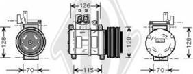 Diederichs DCK1086 - Kompresors, Gaisa kond. sistēma autospares.lv