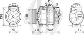 Diederichs DCK1081 - Kompresors, Gaisa kond. sistēma www.autospares.lv