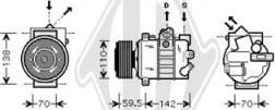 Diederichs DCK1034 - Kompresors, Gaisa kond. sistēma www.autospares.lv