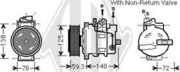 Diederichs DCK1074 - Compressor, air conditioning www.autospares.lv