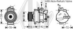 Diederichs DCK1075 - Compressor, air conditioning www.autospares.lv