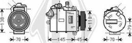 Diederichs DCK1114 - Kompresors, Gaisa kond. sistēma www.autospares.lv