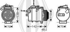 Diederichs DCK1116 - Kompresors, Gaisa kond. sistēma www.autospares.lv