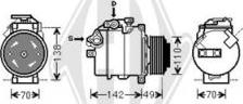 Diederichs DCK1124 - Kompresors, Gaisa kond. sistēma www.autospares.lv