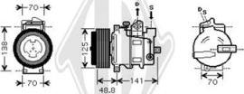 Diederichs DCK1350 - Kompresors, Gaisa kond. sistēma www.autospares.lv