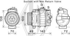 Diederichs DCK1369 - Kompresors, Gaisa kond. sistēma www.autospares.lv