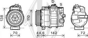 Diederichs DCK1365 - Kompresors, Gaisa kond. sistēma autospares.lv