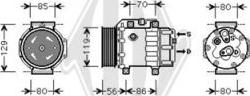 Diederichs DCK1259 - Kompresors, Gaisa kond. sistēma www.autospares.lv