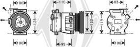 Diederichs DCK1203 - Kompresors, Gaisa kond. sistēma www.autospares.lv