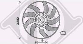 Diederichs DCL1039 - Fan, radiator www.autospares.lv