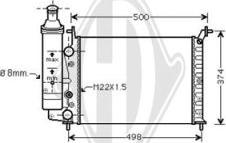 Diederichs DCM1986 - Radiators, Motora dzesēšanas sistēma www.autospares.lv