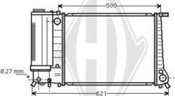 Diederichs DCM1542 - Radiators, Motora dzesēšanas sistēma www.autospares.lv