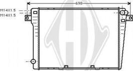 Diederichs DCM1532 - Radiators, Motora dzesēšanas sistēma www.autospares.lv