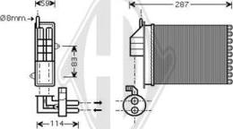 Diederichs DCM1079 - Siltummainis, Salona apsilde www.autospares.lv