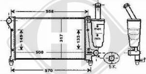 Diederichs DCM1197 - Siltummainis, Salona apsilde www.autospares.lv