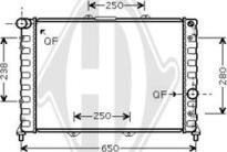 Diederichs DCM1357 - Radiators, Motora dzesēšanas sistēma www.autospares.lv