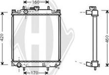 Diederichs DCM1763 - Radiators, Motora dzesēšanas sistēma www.autospares.lv