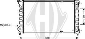 Diederichs DCM3387 - Radiators, Motora dzesēšanas sistēma autospares.lv
