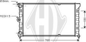 Diederichs DCM3375 - Radiators, Motora dzesēšanas sistēma www.autospares.lv