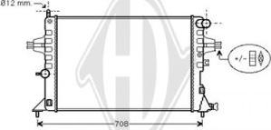 Diederichs DCM2639 - Radiators, Motora dzesēšanas sistēma www.autospares.lv