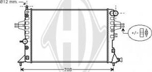 Diederichs DCM2625 - Radiators, Motora dzesēšanas sistēma www.autospares.lv