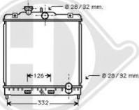 Diederichs DCM2155 - Радиатор, охлаждение двигателя www.autospares.lv