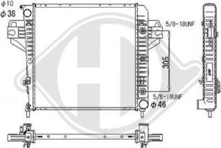 Diederichs DCM2117 - Radiators, Motora dzesēšanas sistēma www.autospares.lv