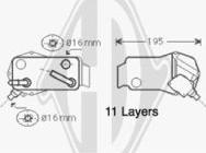 Diederichs DCO1017 - Масляный радиатор, автоматическая коробка передач www.autospares.lv